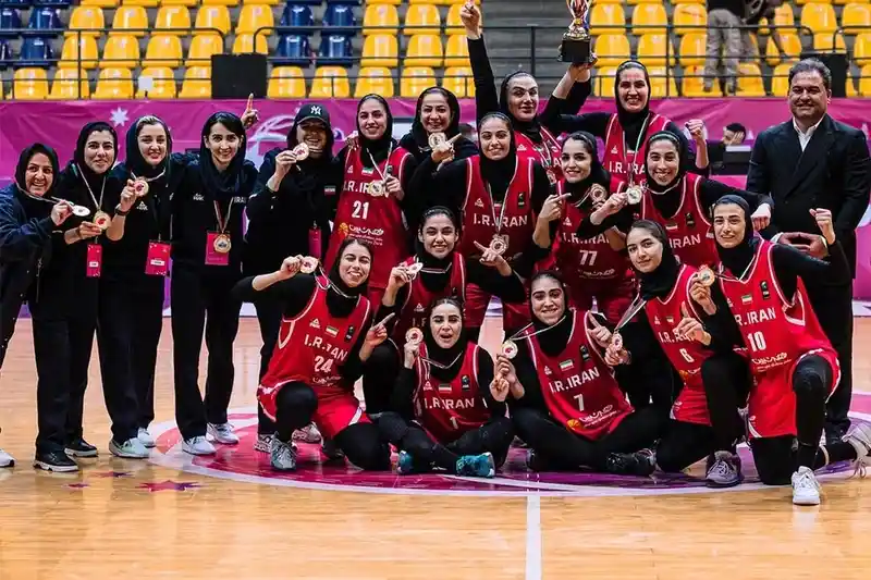 تیم نوجوان بسکتبال دختران ایران