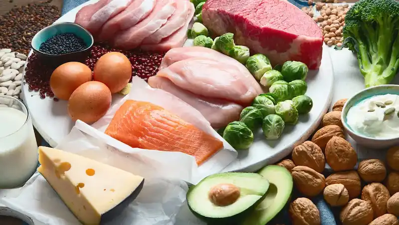 رژیم پروتئینی و تمرین مقاومتی